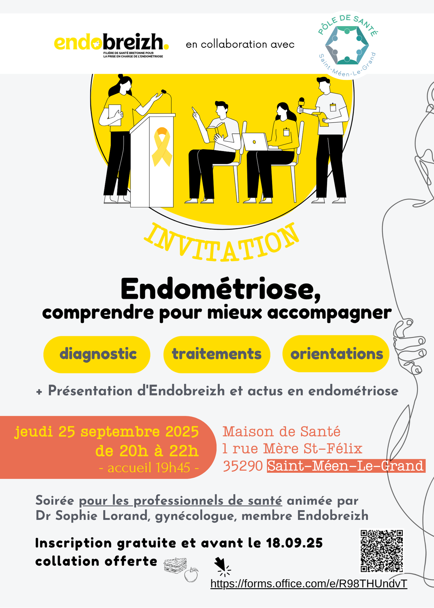 Invitation Soirée Sensibilisation Msp Saint Méen Le Grand 250925