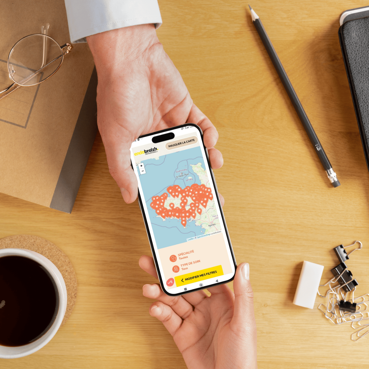 évolution Annuaire Photo Pro Patiente Smatphone