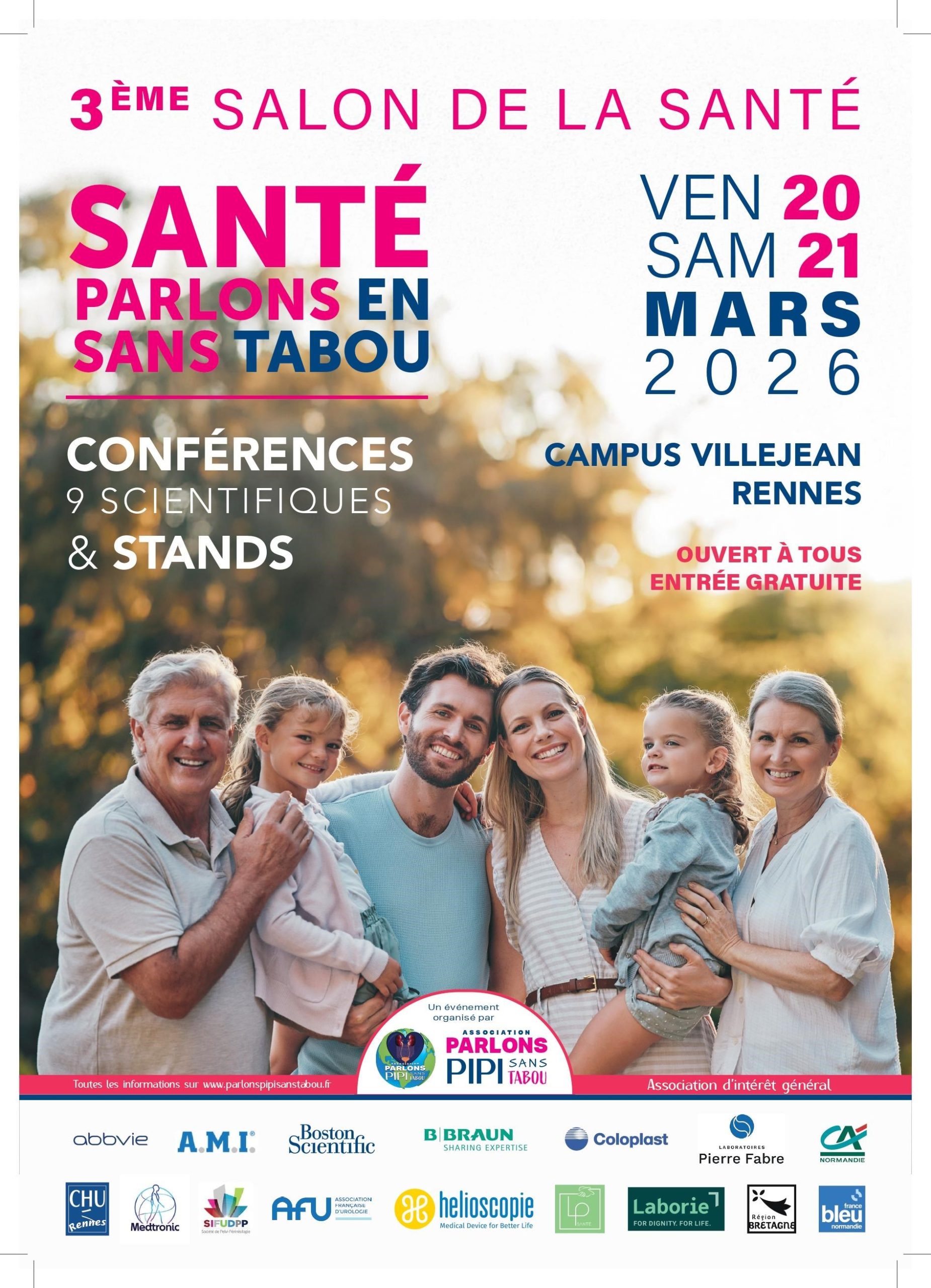 Affiche 3e Salon Santé Parlons En Sans Tabou Rennes 2026